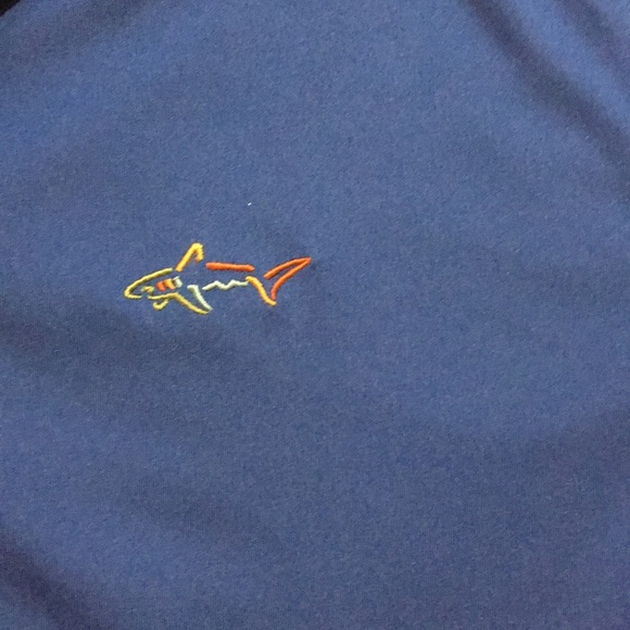 Men’s Golf Greg Norman Tasso Elba blue medium - Picture 3 of 5